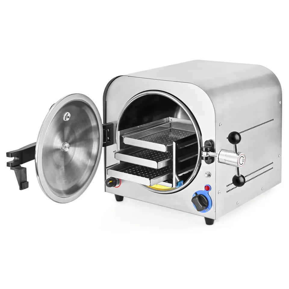 Experience Precision Sterilization: 14L Autoclave Steam Sterilizer for Dental and Medical Equipment – Automatic and Reliable