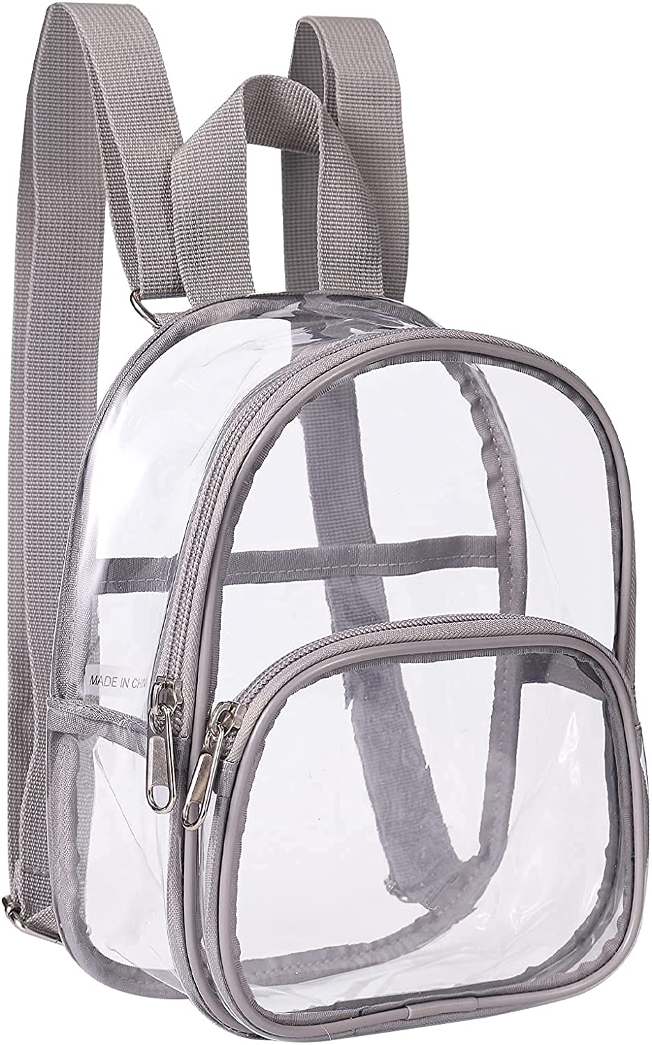 Clear Mini Backpack Stadium Approved, Water proof Transparent Backpack