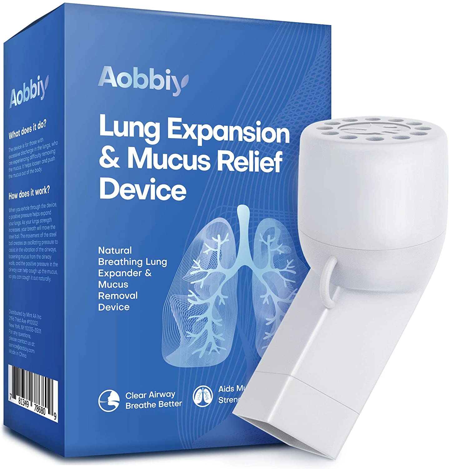 Mucus Clearing Device Hand Held Device Mucus Relief Device