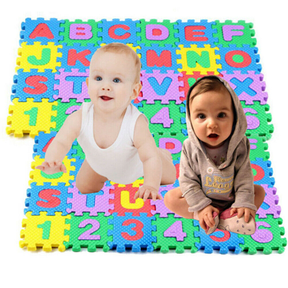 Baby Play Mat Crawling Mat Soft EVA Foam Kids Playing Mat Floor Interlocking Mats