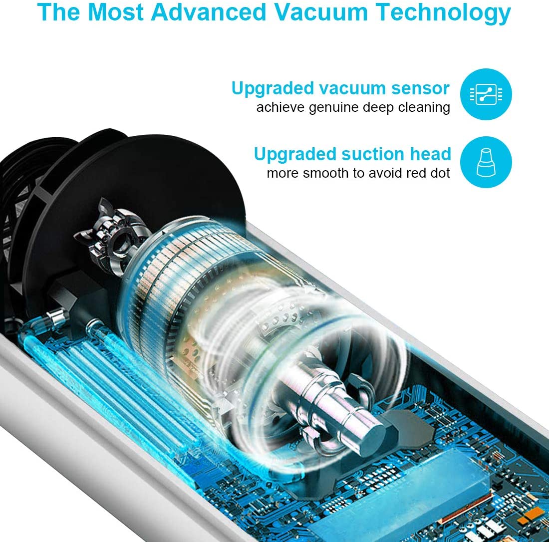 Blackhead Remover Pore Vacuum Upgraded Facial Cleaner Electric Acne Comedone Whitehead Extractor Tool-5 Suction Power 5 Probes Kit