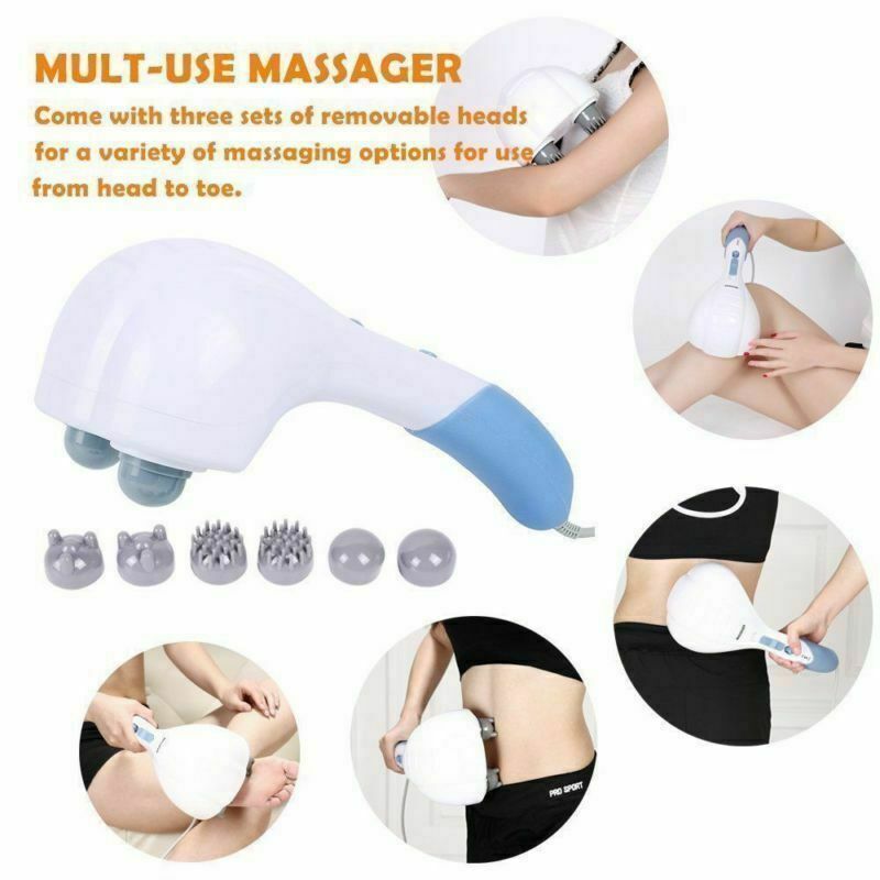 Hand held Massager Full Body Electric Wand Back Neck Percussion Vibrating Machine