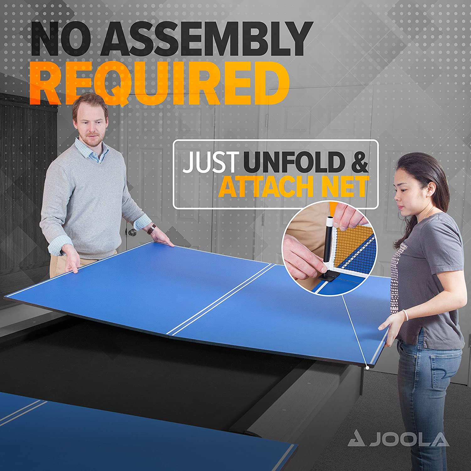 4 Piece Ping Pong Table Top for Pool Table - Includes Ping Pong Net Set - Full Size Table Tennis Conversion Top for Billiard Tables