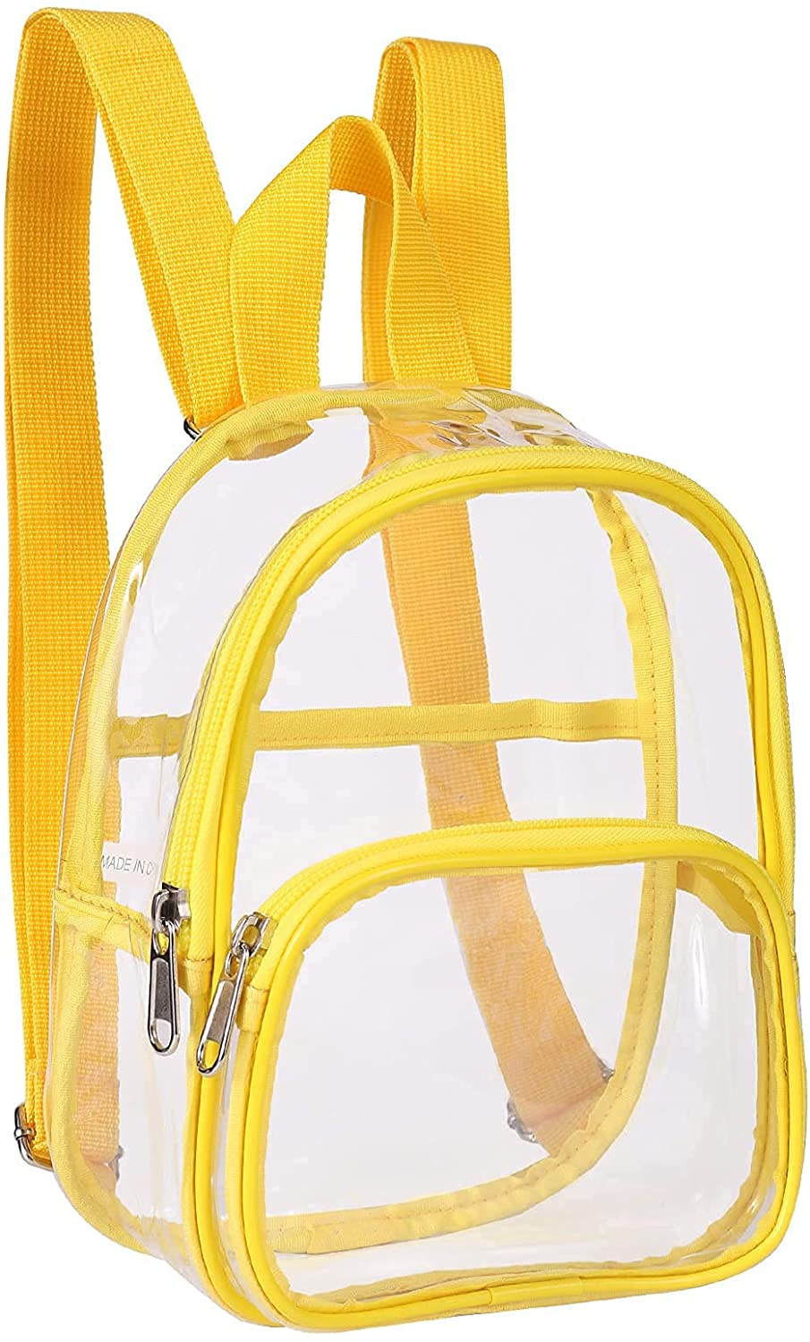 Clear Mini Backpack Stadium Approved, Water proof Transparent Backpack